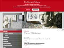 Tablet Screenshot of museumsverband-hessen.de